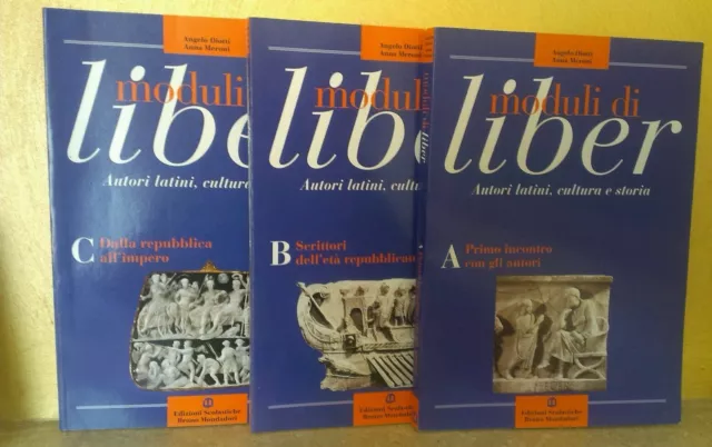 Libri Scolastici. Moduli Di Liber A, B, C. Autori Latini Cultura E Storia. Edizi