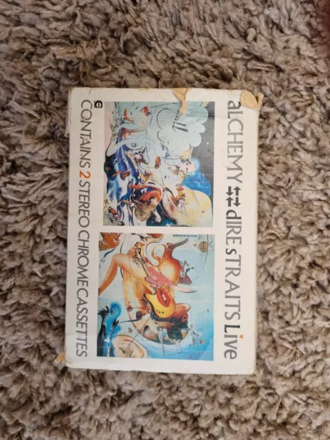 Dire Straits ‎- Alchemy - Live (1984) Original 2  Cassette Tapes Chrome