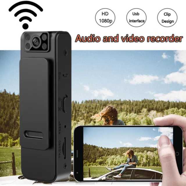 2023 New HD 1080p Noise Reduction Camera Portable Wearable Video Recorder Mini