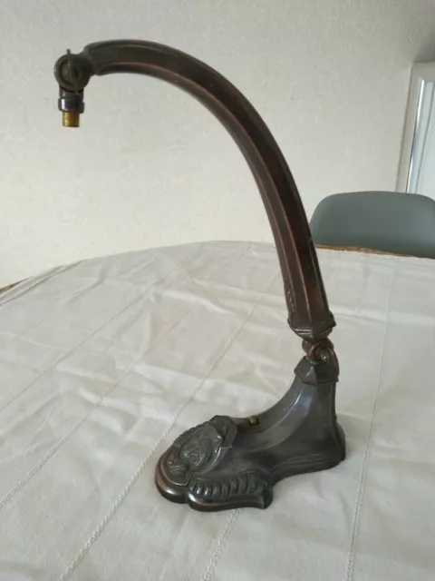 ANCIENNE LAMPE ART NOUVEAU 1900 PORTRAIT Jugendstil