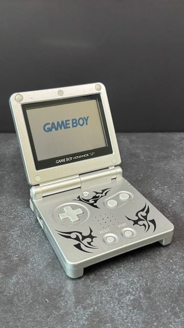 NINTENDO GAMEBOY ADVANCE SP Console - Tribal Silver £59.00 - PicClick UK