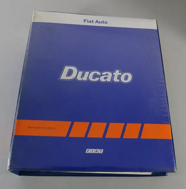 Workshop Manual Fiat Ducato Type 280/290/4x4/Motorhome Year 1986 - 1994