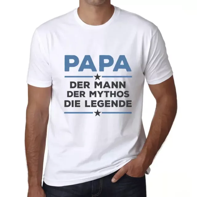 ULTRABASIC Homme Tee-Shirt Papa Der Mann Der Mythos Die Legende Papa Der Mann