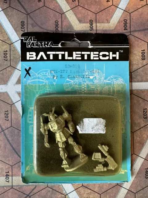 Battletech - Hatamoto-Chi TRO:3050  - Zinn Miniatur - Ral Partha - OVP - Blister