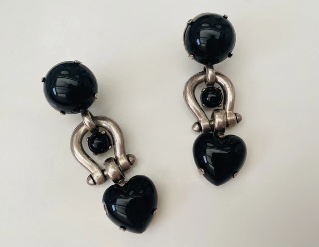 Boucles D'oreilles Réminiscence Zoé Coste Motif Crucifix - État Neuf, Fermoir Clips, France