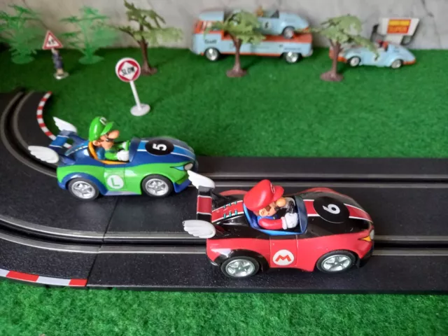 MARIO et LUIGI WING pour circuit de voitures électrique CARRERA GO/NINCO/WRC..