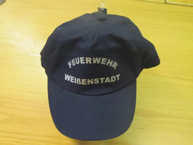 Feuerwehr Cap ORIGINAL Beechfield mit eigenen Ortsnamen / Nayviblau