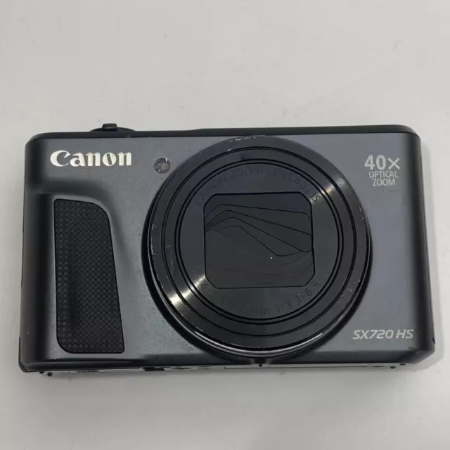 Canon PowerShot SX720 HS 20.3MP Compact Digital Camera Black Operation confirmed