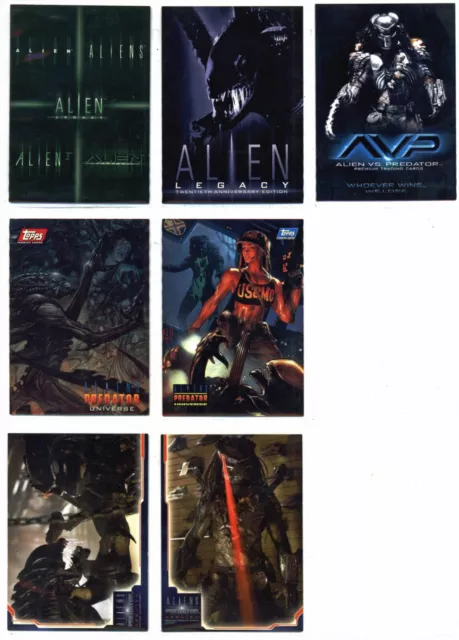 Alien Legacy & AVP promo card lot [7 different promos]