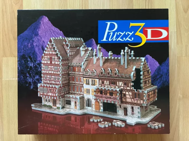 Fachwerkhaus Puzz 3D Puzzle MB Spiele 418 Teile Puzzle