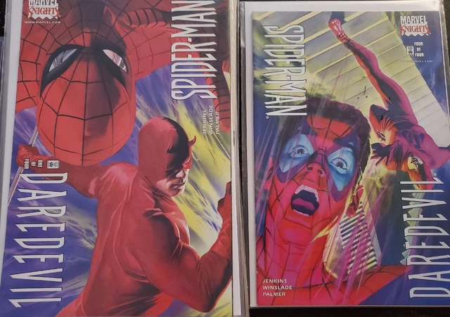 Spider-Man Daredevil #1&4 2001 Marvel Knights Alex Ross NM