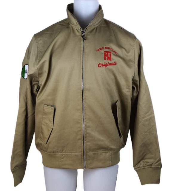 Veste Tazio Nuvolari Originals Classic Racing – Homme, Jaune/vert, Neuve