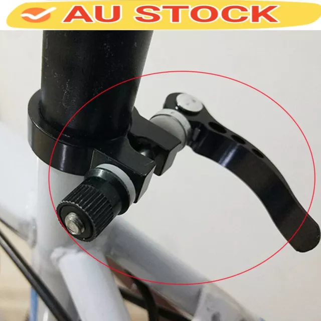 2pcs Quick Release Scooter Bicycle Cycle Seat Post Clamp Skewer Bolt Clip Bike