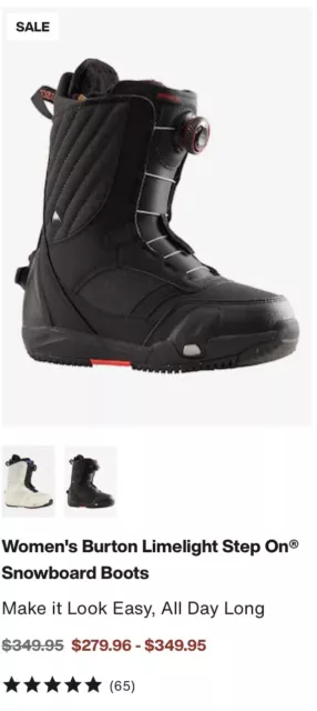 Women’s Burton Limelight  Snowboard Boots Size 6