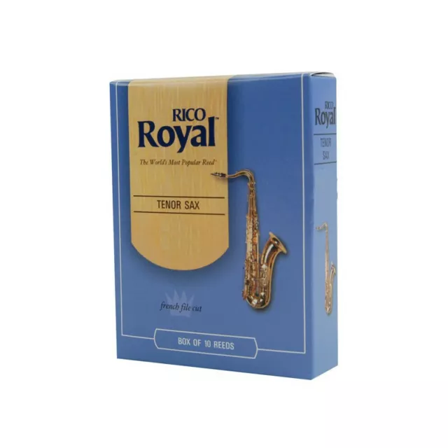 Boîte de 10 anches Rico Royal pour saxophone ténor force 3.5