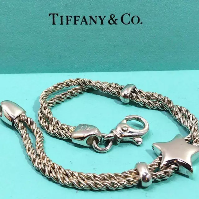 Tiffany Rope Star Bracelet Women's Silver 925/010076