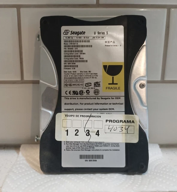 SEAGATE ST310211A 10GB 3.5