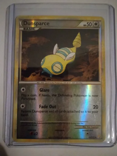 Dunsparce- 41/123 - HeartGold & SoulSilver - Uncommon Reverse * (DS)