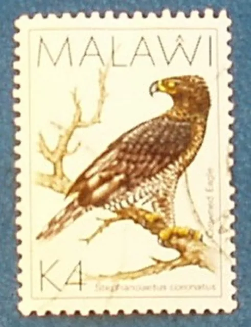 MALAWI 1988 4K Used Crowned Eagle Mi 515 Sc 532 Yt 527 Sg 803 Gem 201