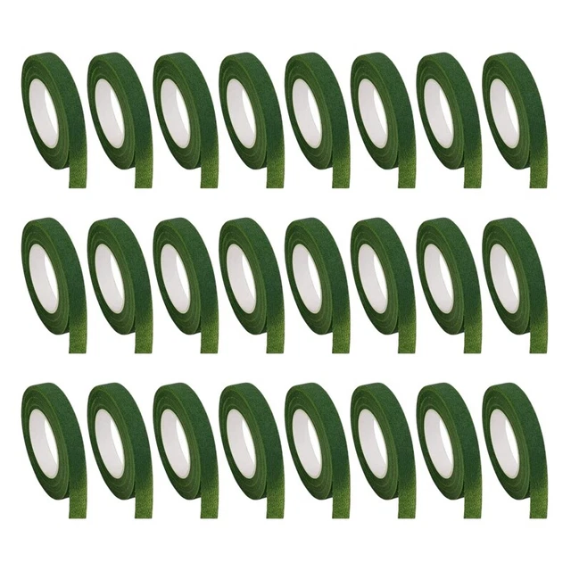 24 Rolls Floral Tape Florist  Stem Wrap Tape for Bouquet Stem Wrapping FlorH1