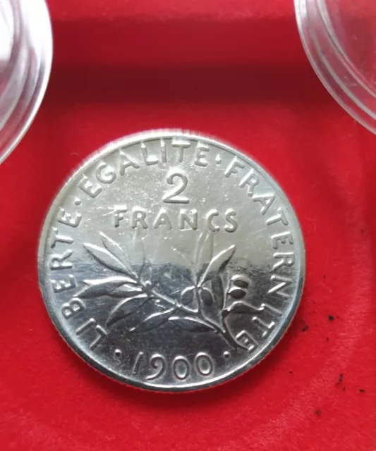 2 Francs Semeuse Argent - 1900 -En Sup Rare .
