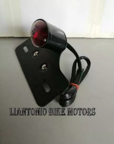 Fanale posteriore Stop Faro portatarg Moto Cafe Racer Custom HONDA,HARLEY,GUZZI