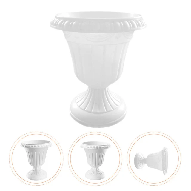 CENTRE DE TABLE Mariage Transparent Pot Fleur Plomb Route Décoratif EUR ...