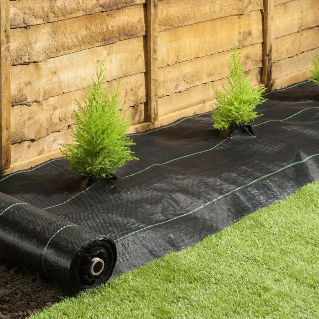 Weed Control Fabric Heavy Duty Ground Cover Membrane Sheet Garden Landscape Mat