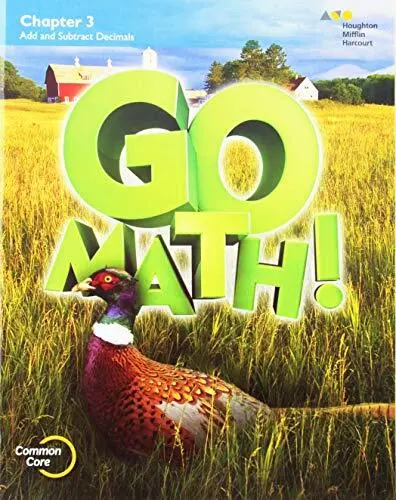GO MATH!: STUDENT EDITION CHAPTER 3 GRADE 5 2015 By Houghton Mifflin Harcourt