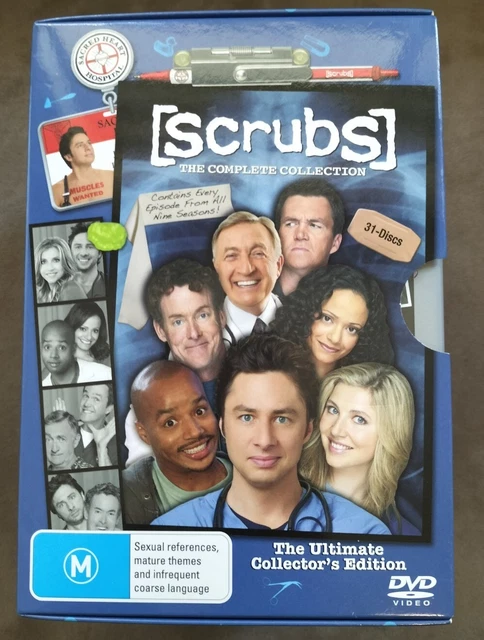 SCRUBS COMPLETE SEASON Series 1 2 3 4 5 6 7 8 & 9 DVD Box Set Reg 4 $39