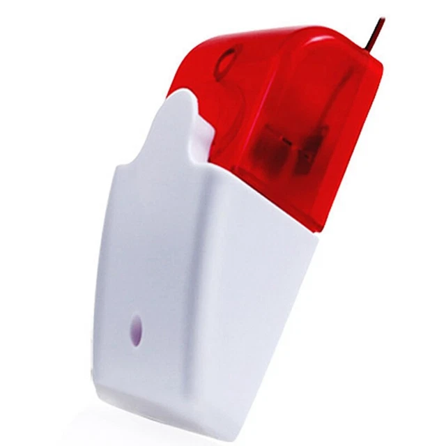 Sirena estroboscópica con luz intermitente para 99 zonas PSTN/GSM alarma de seguridad inalámbrica F9R6