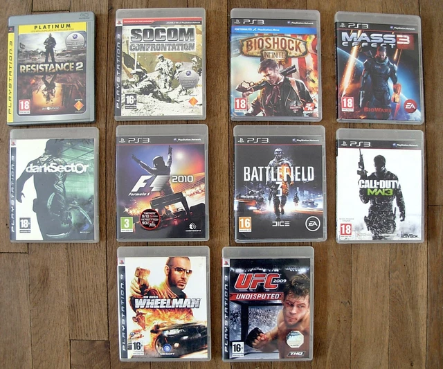 Lot De 4 Jeux PS3 Complets - FR - Bon état