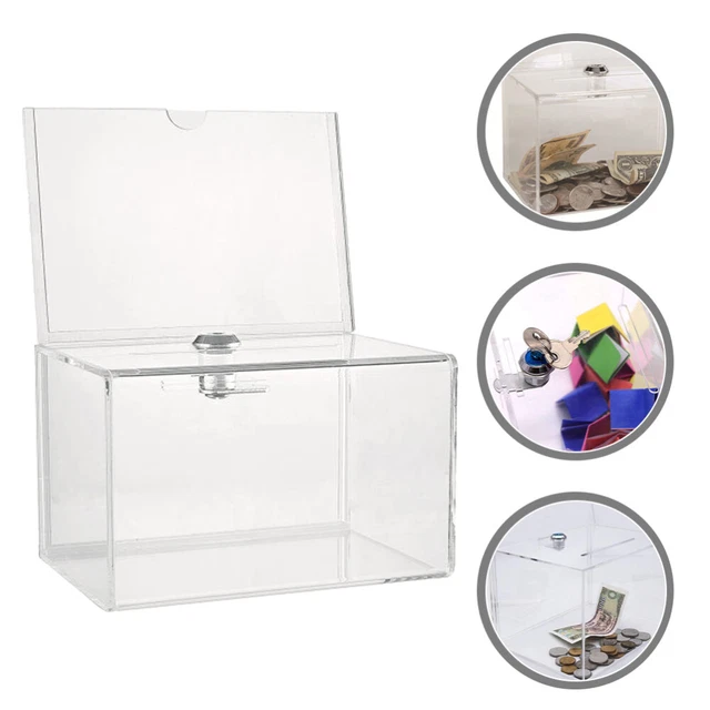 Clear Acrylbox multifunzione Waggod Box votante proposta con Sch
