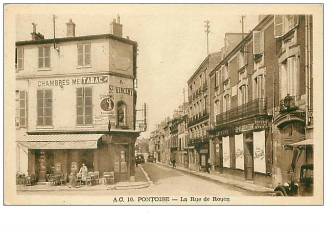 95.PONTOISE.n°123.LA RUE DE ROUEN
