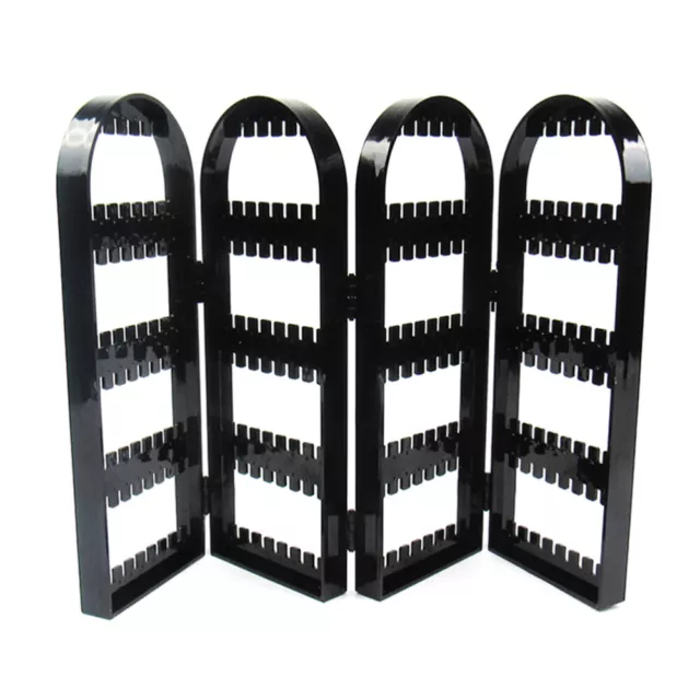 Jewelry Earring Holder Folding Plastic Stand Ear Stud Display Screen (Four