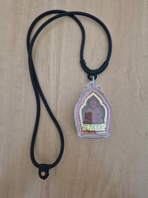 Médaille Amulette Thaïlandaise – Moine Bonze Divinité – Talisman Sacré T180 – Alliage