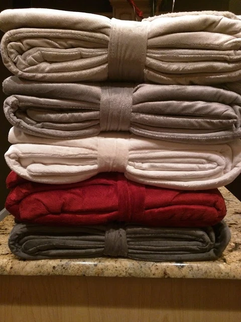 Restoration hardware online luxury plush throw