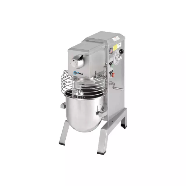 Univex SRM12+ Countertop Commercial Planetary Mixer, 12 qt. Capacity, Variabl...