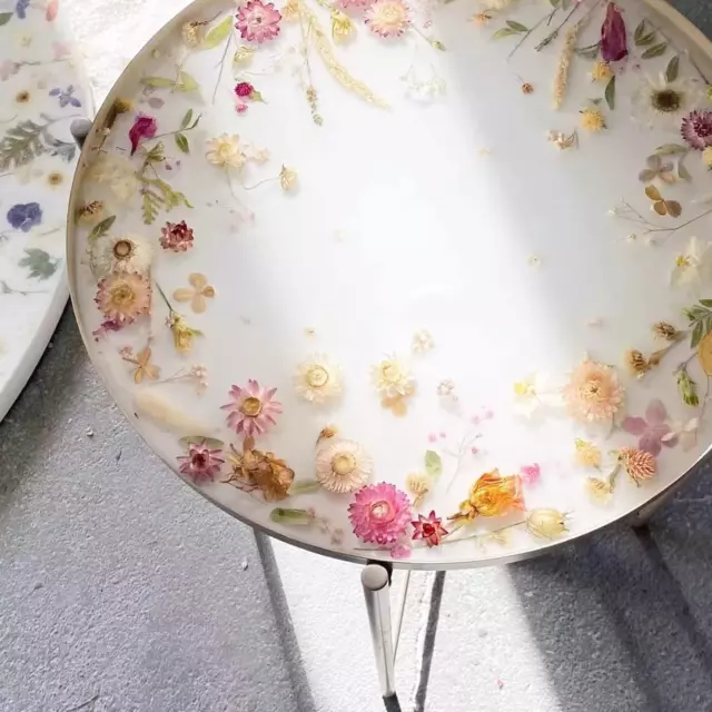 Molde de silicona BTSAE resina epoxi grande hágalo usted mismo posavasos moldes bandeja resina, bandeja
