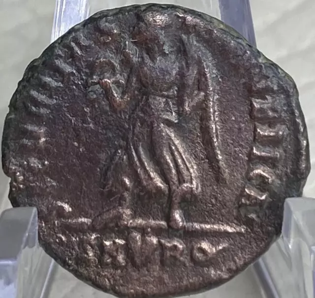 ANCIENT ROMAN COIN 364-378 AD Emperor Valens Authentic Securitas Rep ...