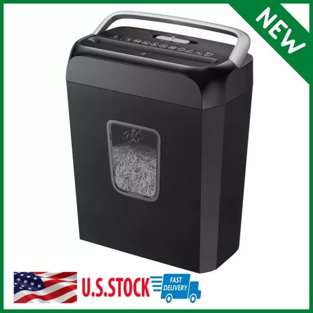 Cross Cut Paper Shredder Destroy Credit Card Heavy Duty Business Home Office NEW