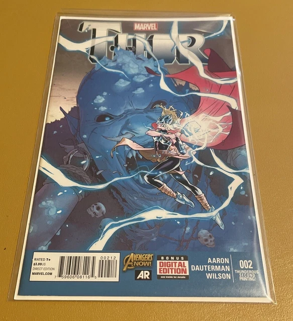 Thor #2 Jane Foster As Thor 2nd Printing Marvel Comics 2015