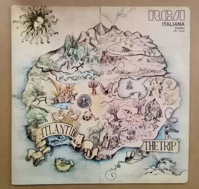 Trip "Atlantide" original Italian pressing lp 33 vinyl prog rock