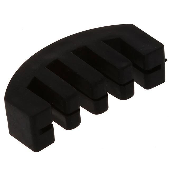 Practice Heavy Black Rubber  Mute Silencer Acoustic Electric H9P89984