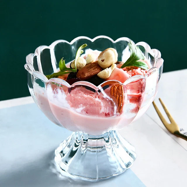 Tazza da dessert bicchiere da cocktail bicchiere semplice ciotola gelato tazza piatto freddo birra con H7