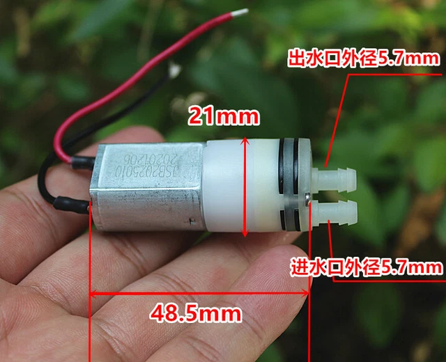 Vacuum Diaphragm DC 6V-12V Small Mini 370 Motor Air Pump Oxygen