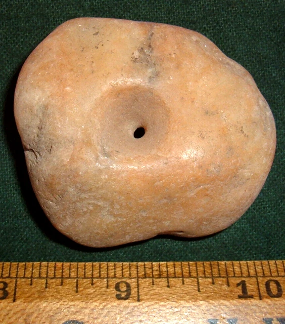 Fine Jumbo Sahara Neolithic Quartz Bead (2"+), Prehistoric African Artifact