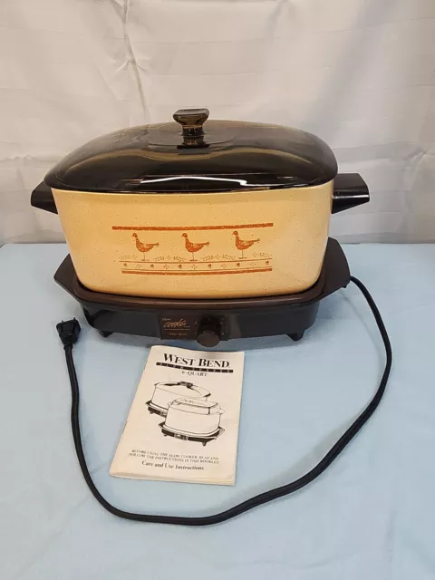 West Bend Slow Cooker 6-Qt with Travel Lid, Griddle & Thermal Carrying Case  Only $42.49 (Reg. $70) on