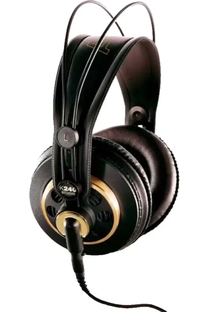 AKG K240 Studio Cuffia Monitor Dj da Studio per Musicisti Over Ear Musica 40mm