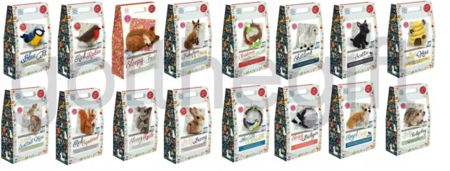 Crafty Kit Needle Felting Kit - Choose from 16 Different Animals - Made in UK